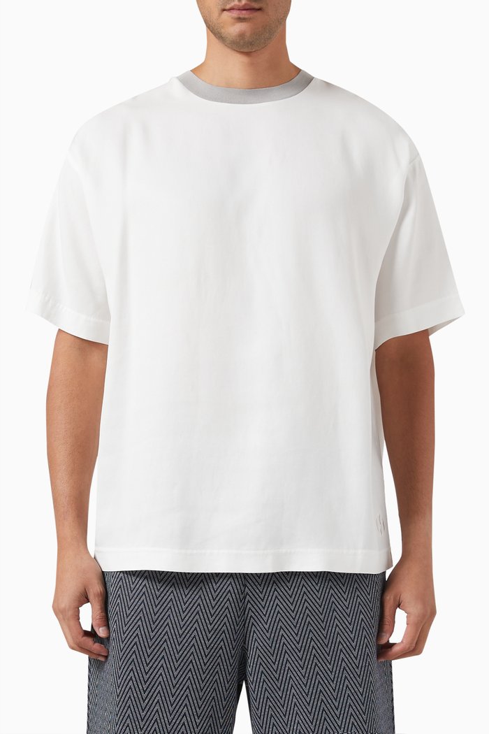 

Oversized T-shirt in Lyocell, White