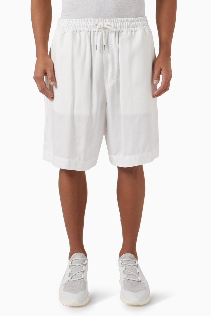 

Board Shorts in Lyocell, White