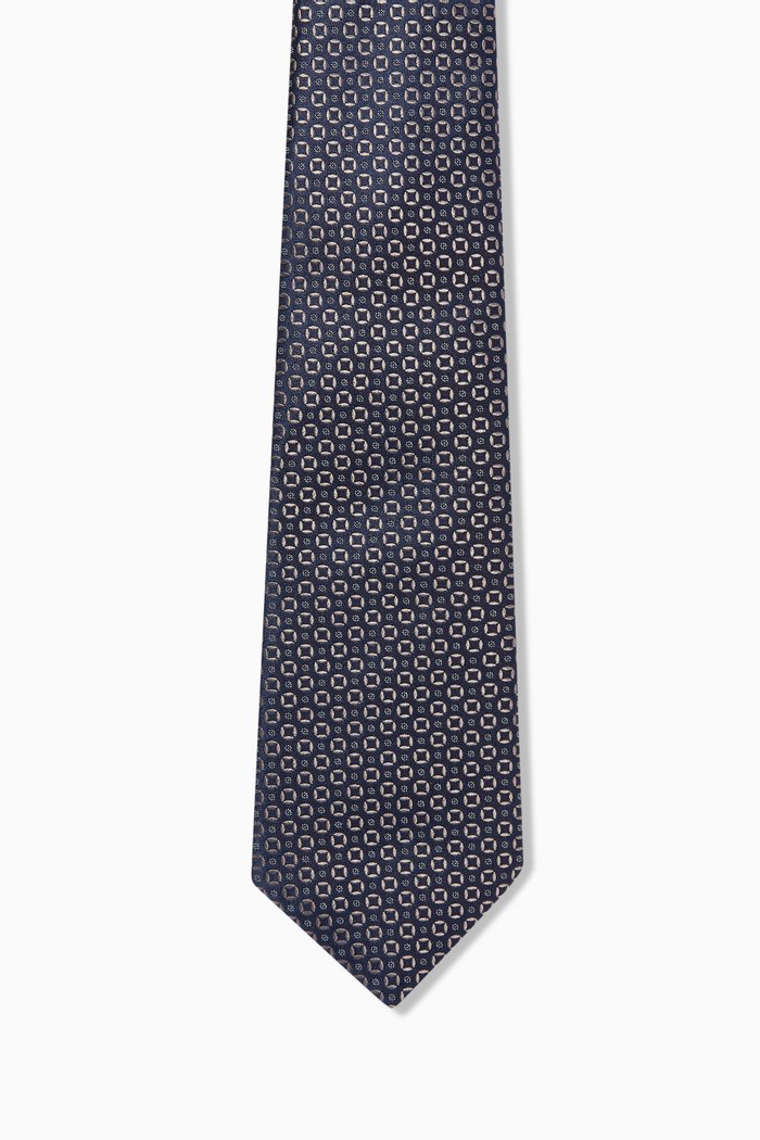 

Tie in Silk Twill, Blue