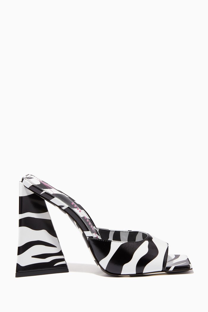 Devon 115 Mules in Calf Leather, Black
