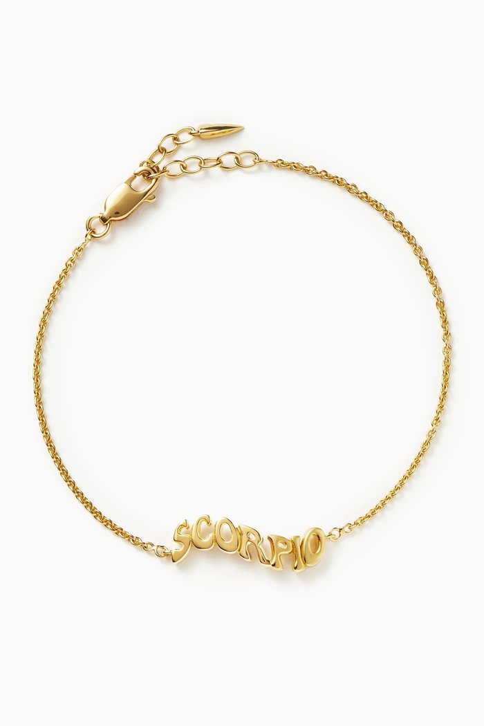 

Zodiac Scorpio Bracelet in 18kt Gold-plated Vermeil