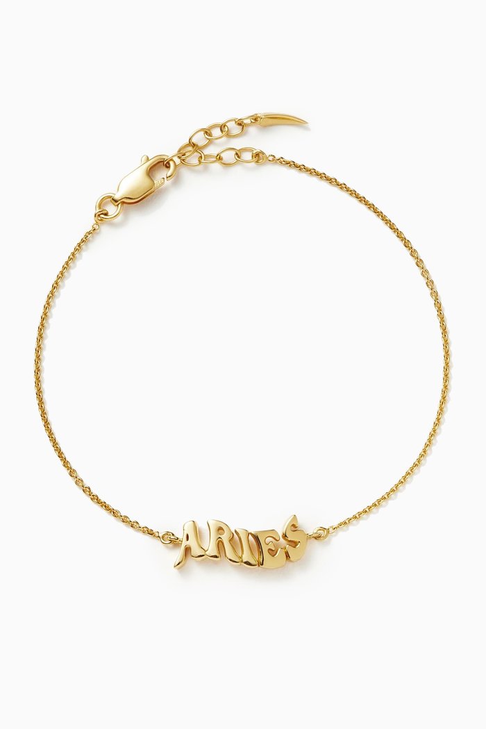 

Zodiac Aries Bracelet in 18kt Gold-plated Vermeil