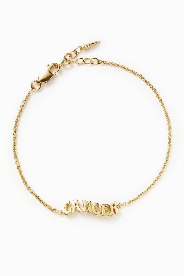 

Zodiac Cancer Bracelet in 18kt Gold-plated Vermeil