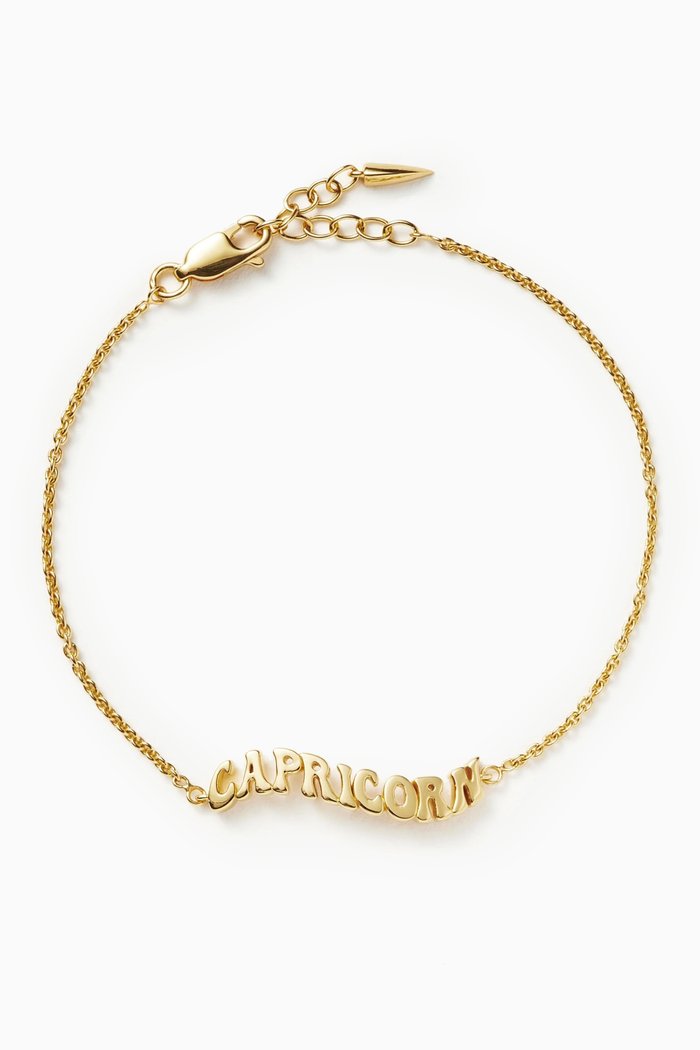 

Zodiac Capricorn Bracelet in 18kt Gold-plated Vermeil