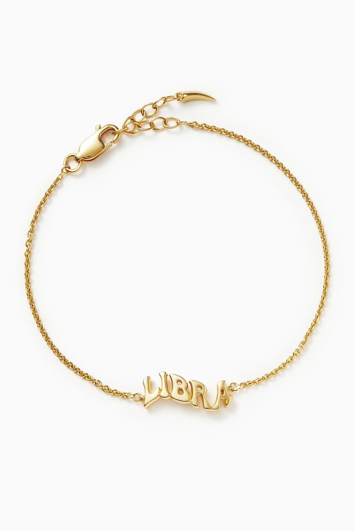 

Zodiac Libra Bracelet in 18kt Gold-plated Vermeil