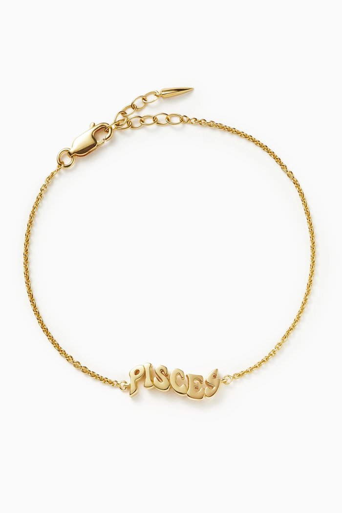 

Zodiac Pisces Bracelet in 18kt Gold-plated Vermeil