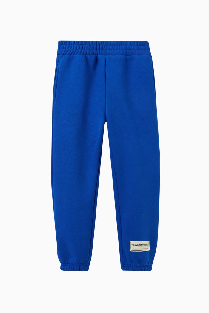 

Logo Sweatpants in Organic Cotton, Blue