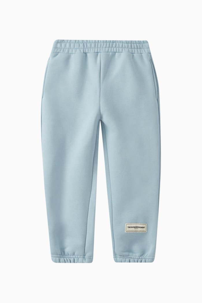 

Logo Sweatpants in Organic Cotton, Blue