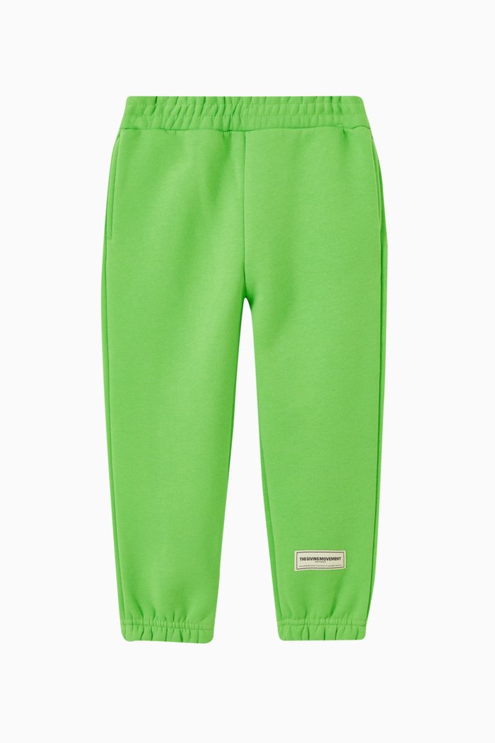 

Logo Sweatpants in Organic Cotton, Green