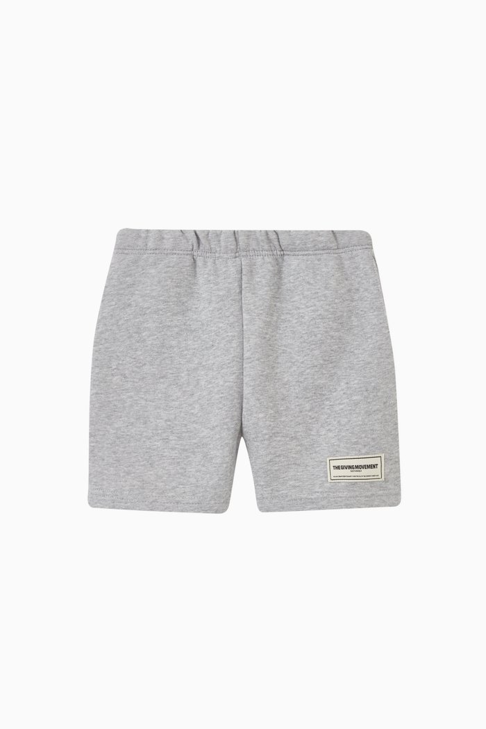 

Shorts in Organic Fleece Cotton, Grey