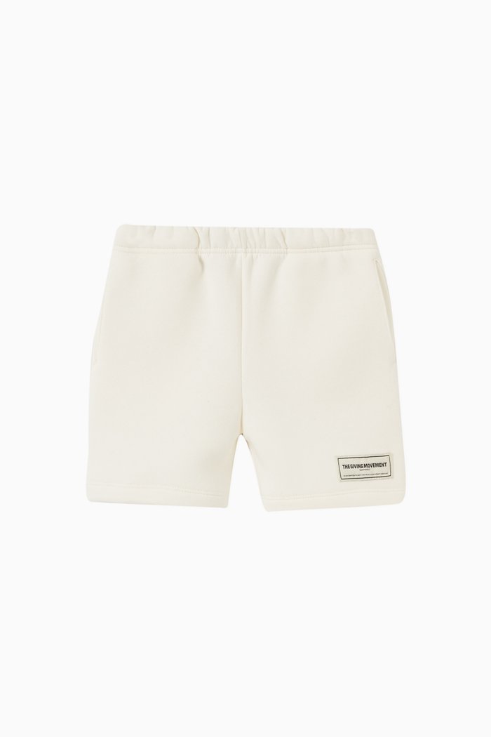 

Shorts in Organic Fleece Cotton, Neutral