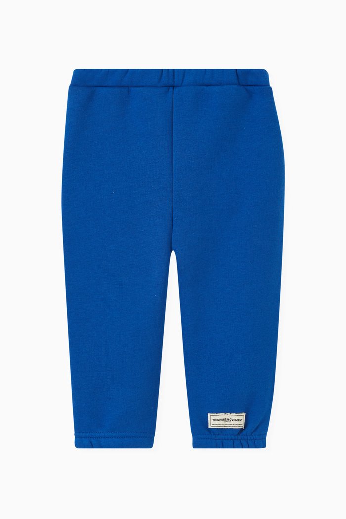 

Lounge Sweatpants in Organic Fleece, Blue