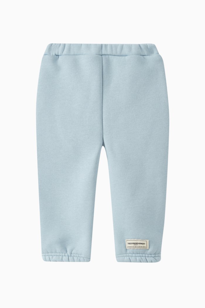 

Lounge Sweatpants in Organic Fleece, Blue