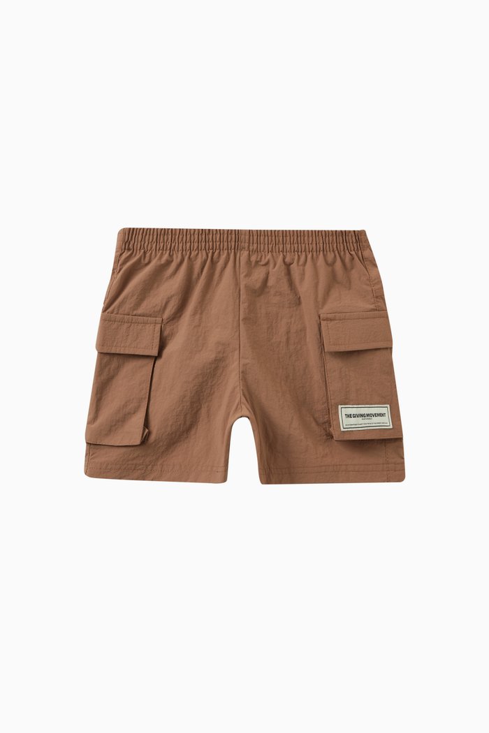 

Cargo Shorts in Nylon, Brown