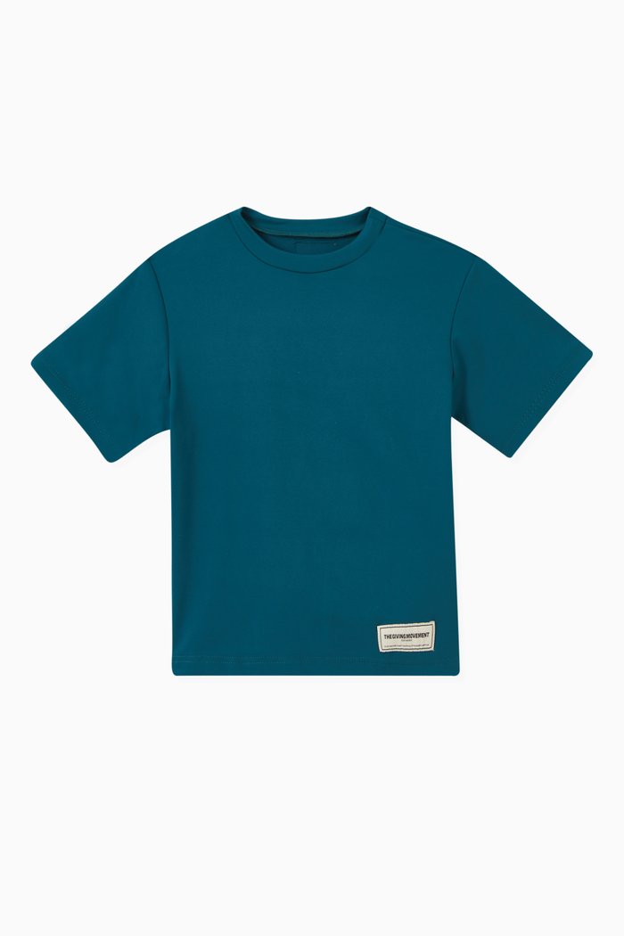 

NY Regular COTTONSEY100© T-shirt in Organic Cotton-blend, Blue