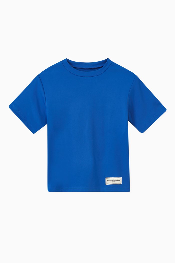 

NY Regular COTTONSEY100© T-shirt in Organic Cotton-blend, Blue