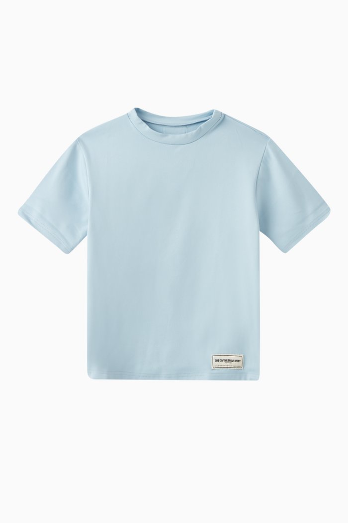 

NY Regular COTTONSEY100© T-shirt in Organic Cotton-blend, Blue
