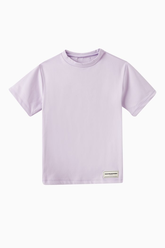 

NY Regular COTTONSEY100© T-shirt in Organic Cotton-blend, Purple