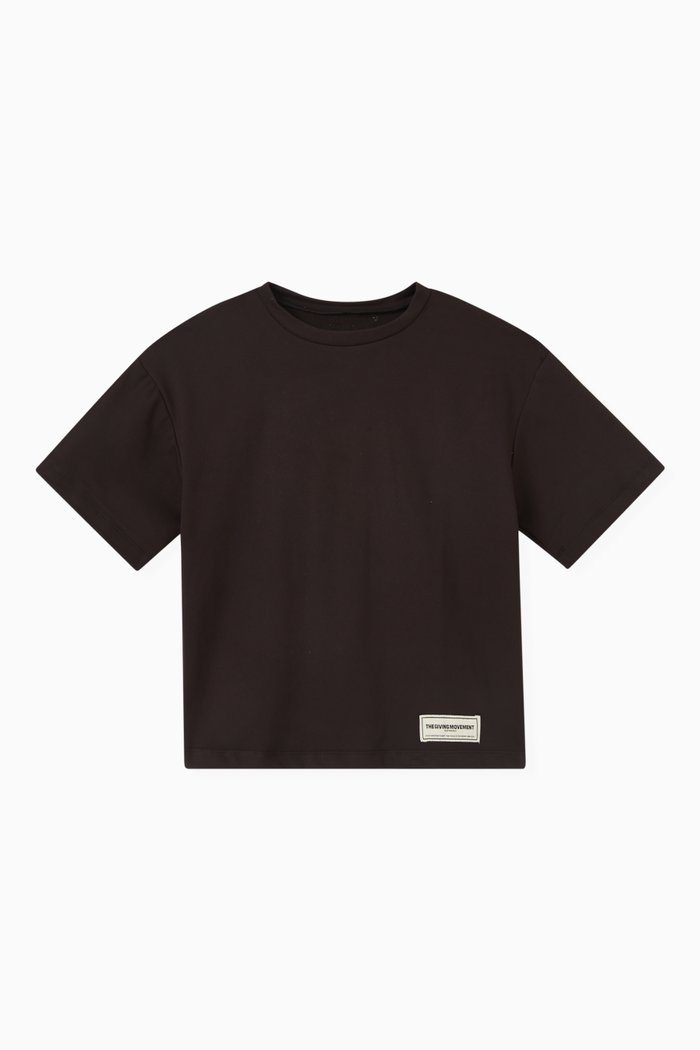 

Logo Oversized T-shirt in SOFTSKIN100©, Black