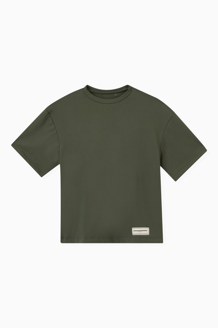 

Logo Oversized T-shirt in SOFTSKIN100©, Green