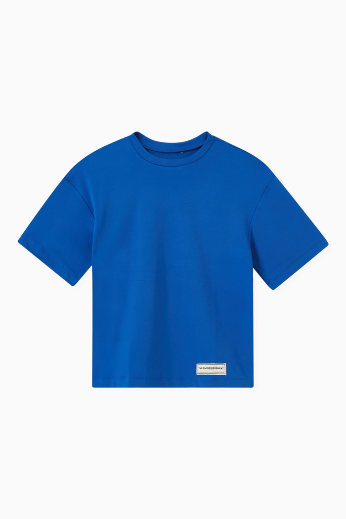 

Logo Oversized T-shirt in SOFTSKIN100©, Blue