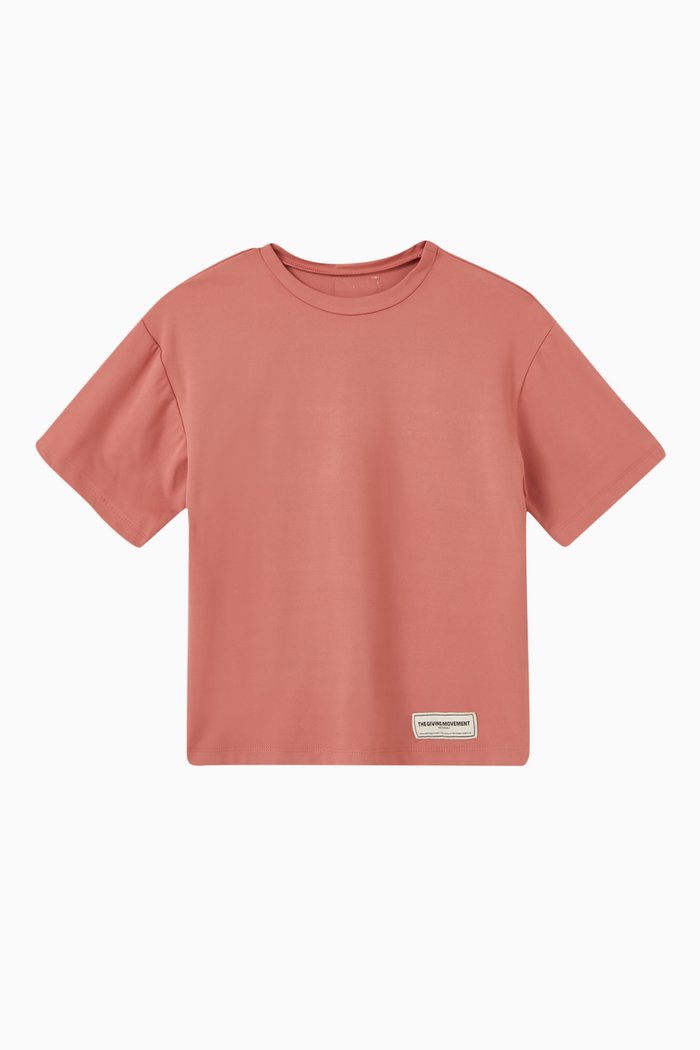 

Logo Oversized T-shirt in SOFTSKIN100©, Pink