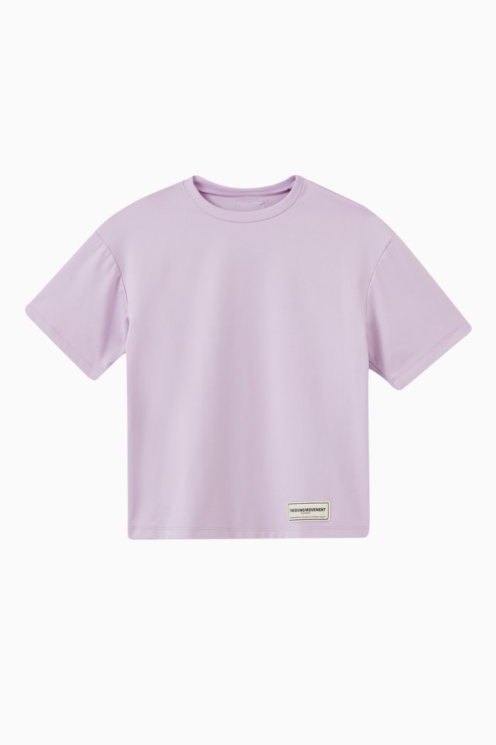 

Logo Oversized T-shirt in SOFTSKIN100©, Purple