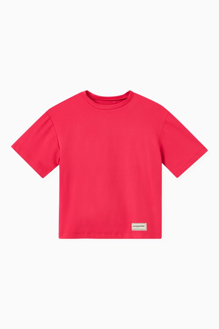 

Logo Oversized T-shirt in SOFTSKIN100©, Pink