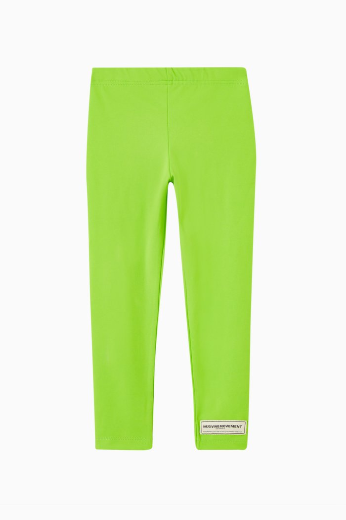 

SOFTSKIN100© Logo Leggings in Recycled Blend, Green