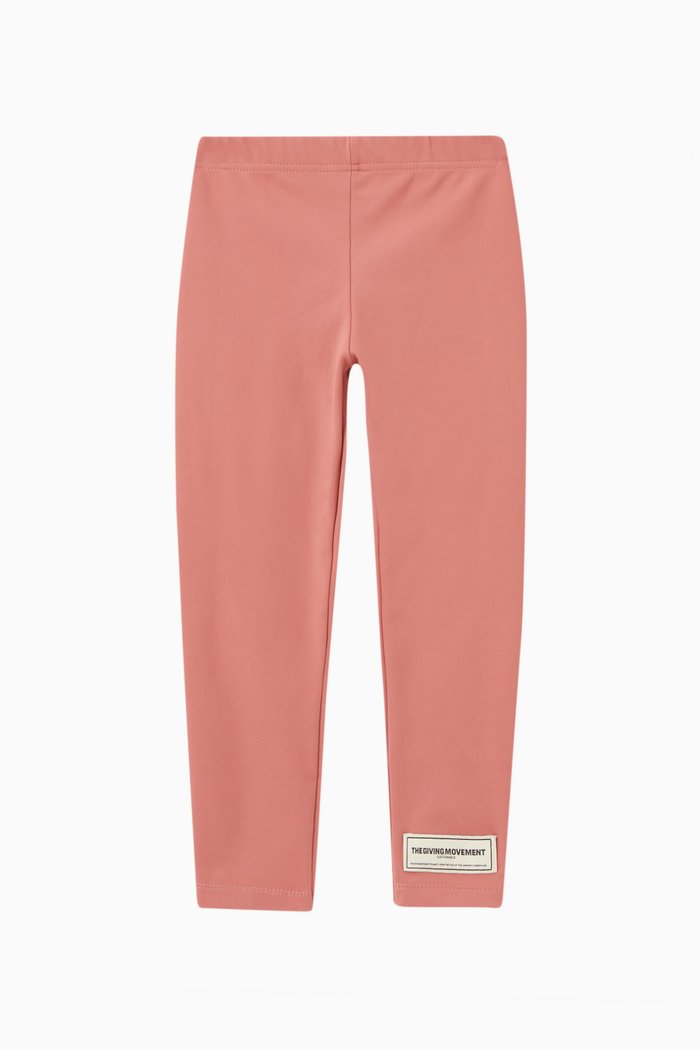 

SOFTSKIN100© Logo Leggings in Recycled Blend, Pink