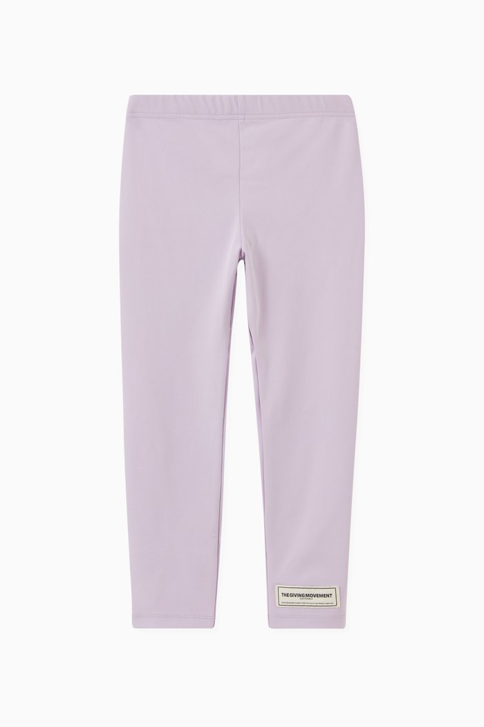 

SOFTSKIN100© Logo Leggings in Recycled Blend, Purple