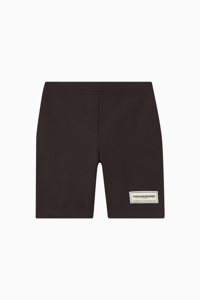 

Softskin100© Biker Shorts in Recycled Nylon, Black
