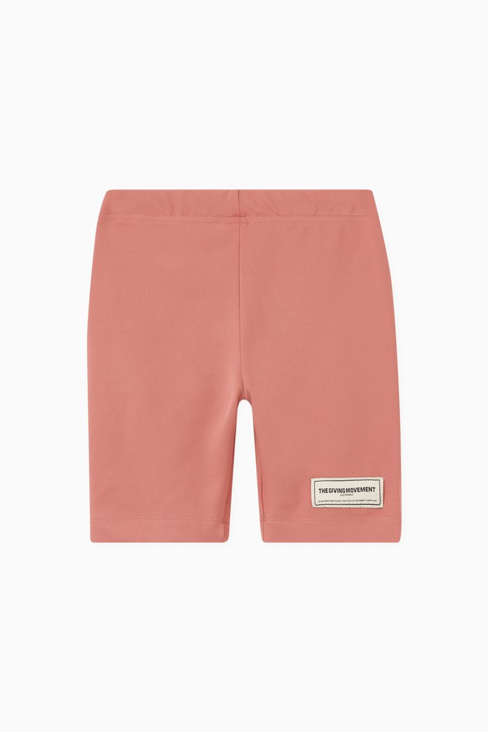 

Softskin100© Biker Shorts in Recycled Nylon, Pink