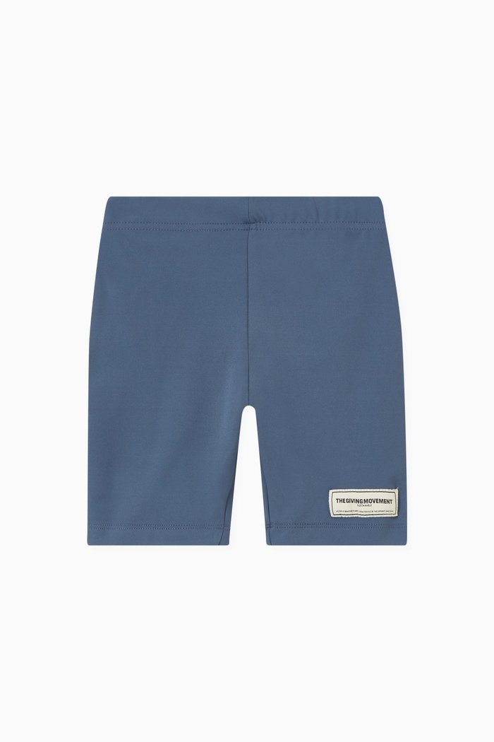 

Softskin100© Biker Shorts in Recycled Nylon, Blue