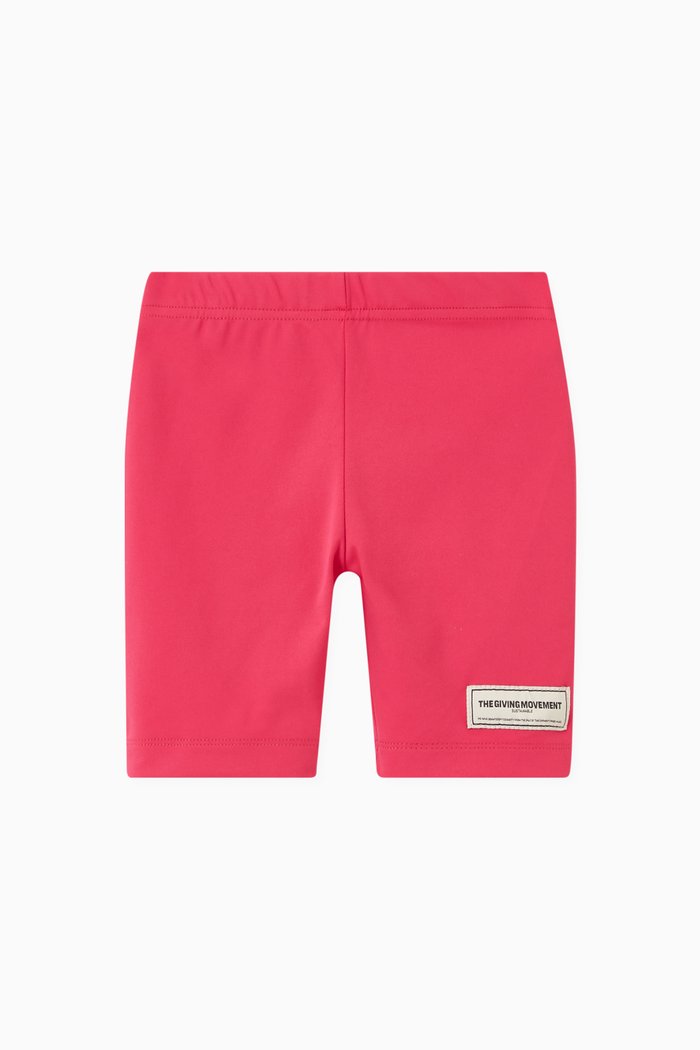 

Softskin100© Biker Shorts in Recycled Nylon, Pink