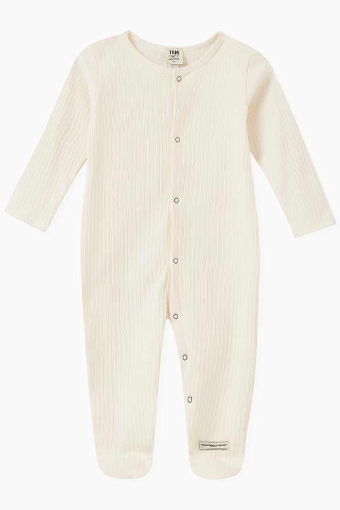 

Logo Sleepsuit in COTTONRIB100©, Neutral
