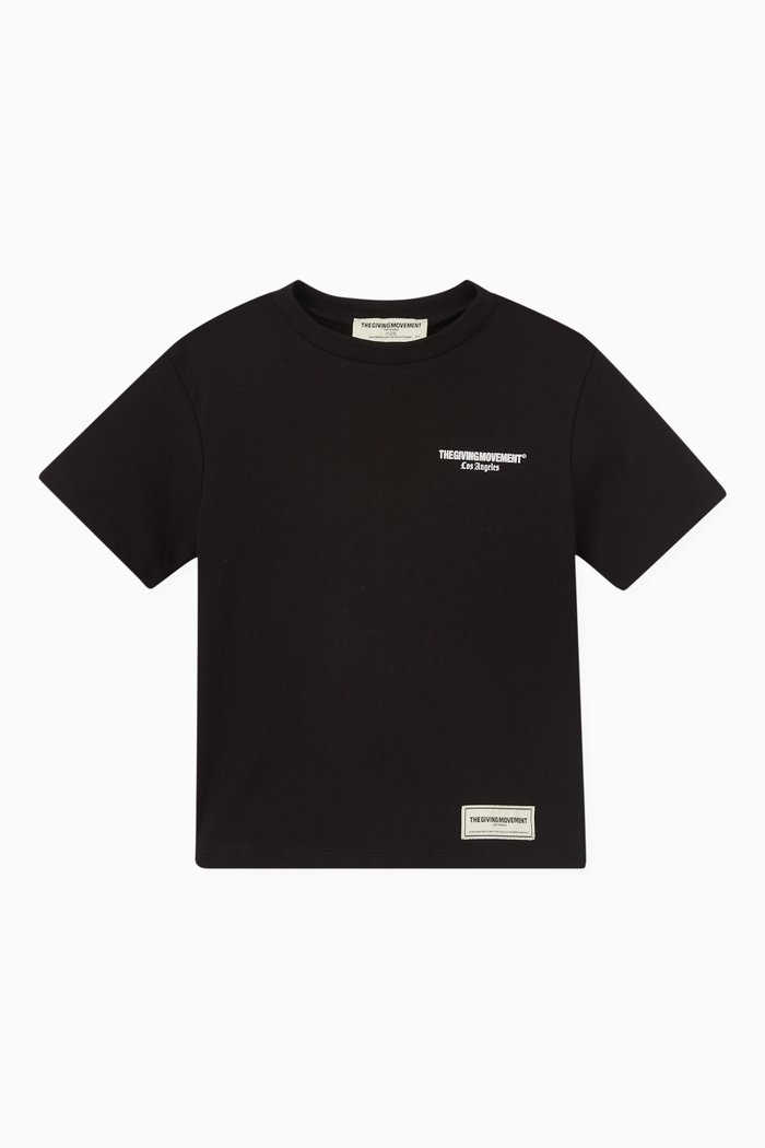 

La Regular COTTONSEY100© T-shirt in Organic Cotton Blend, Black
