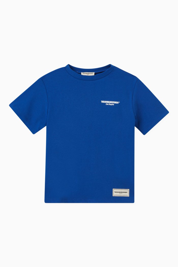 

La Regular COTTONSEY100© T-shirt in Organic Cotton Blend, Blue