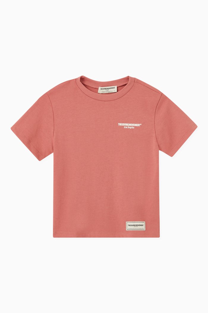 

La Regular COTTONSEY100© T-shirt in Organic Cotton Blend, Pink