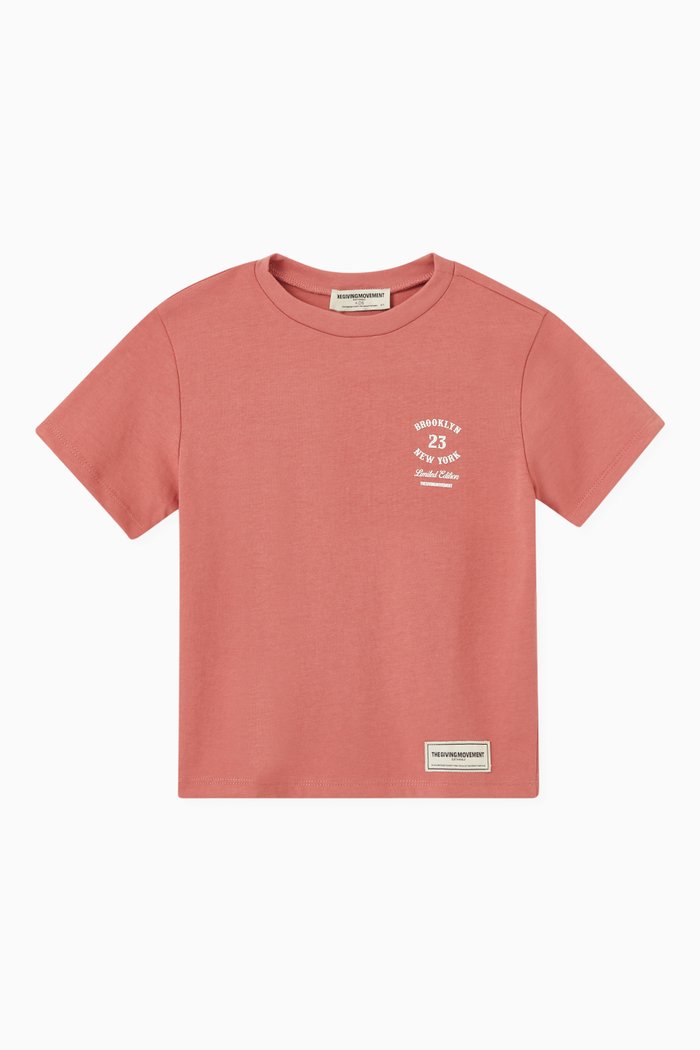 

NY Regular COTTONSEY100 T-shirt in Organic Cotton Blend, Pink