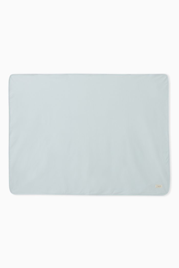 

Blanket in Organic Cotton, Blue