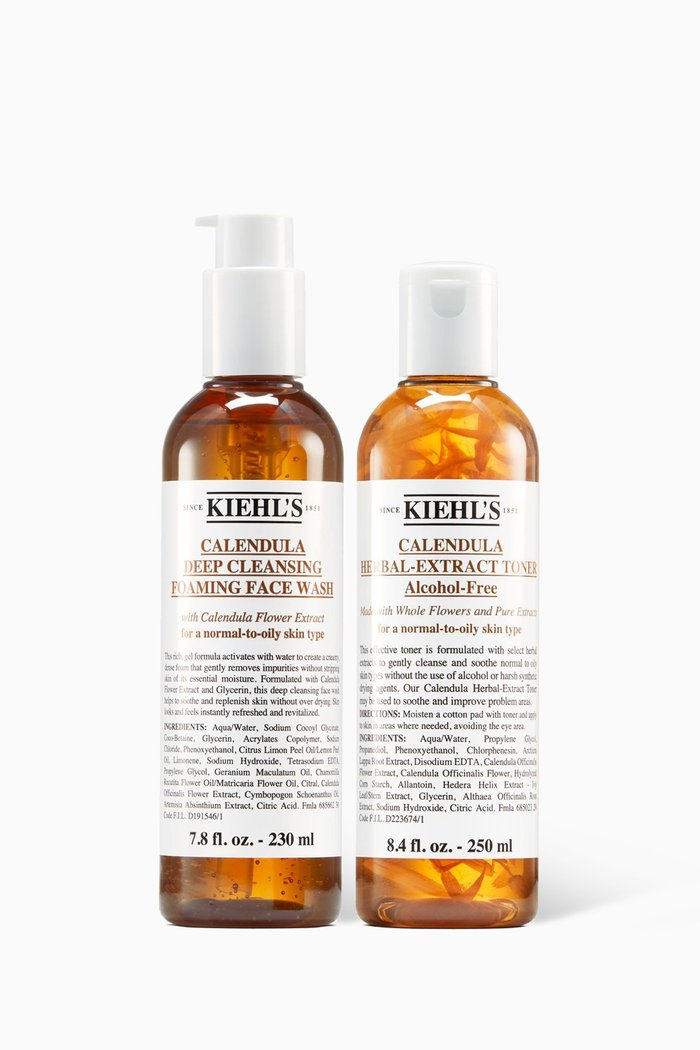 

Calendula Cleanser & Toner Duo, Multicolour