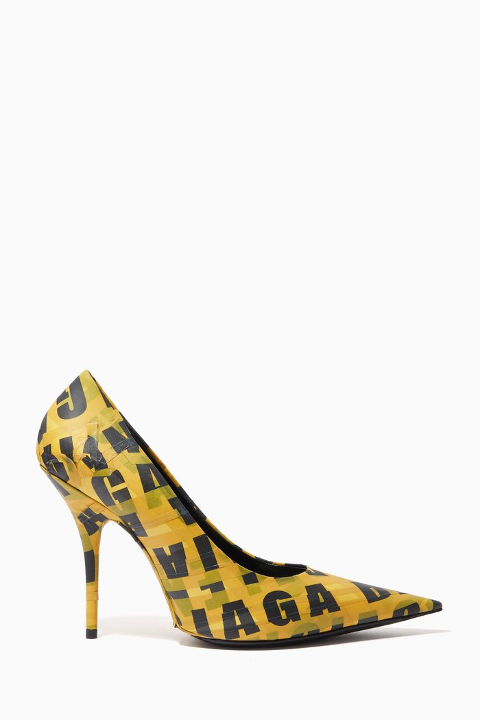 

Knife 110 Pumps in Logo-tape, Yellow