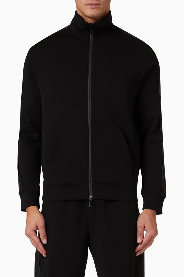 

Logo-print Sweatshirt in Cotton-blend, Black