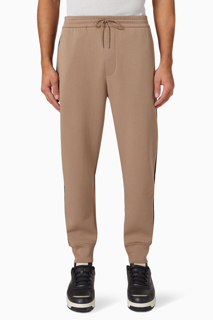 

Logo Tape Sweatpants in Cotton-blend, Neutral