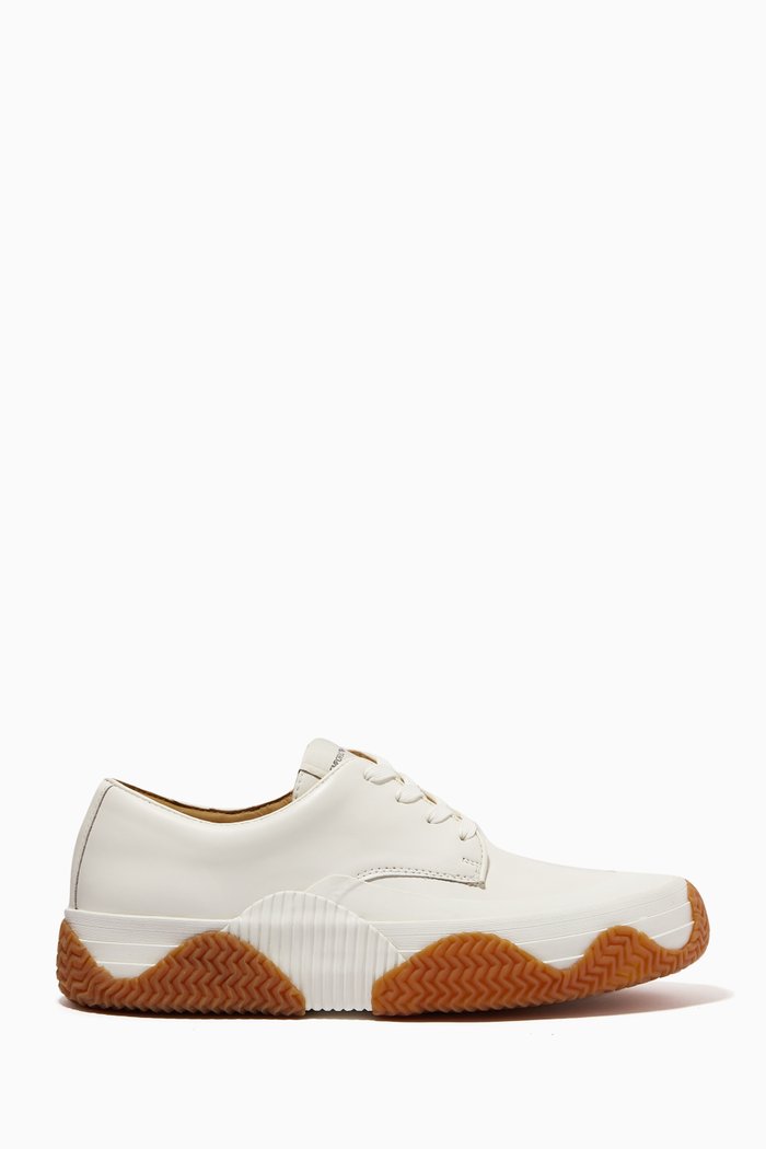 

Sneakers in Leather & Rubber, White