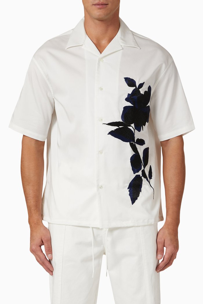 

Bowling Shirt in Cotton, White