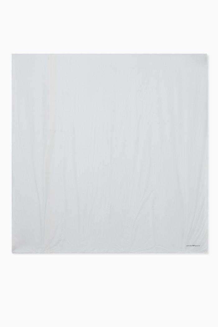

EA Logo Scarf in Wool, Grey
