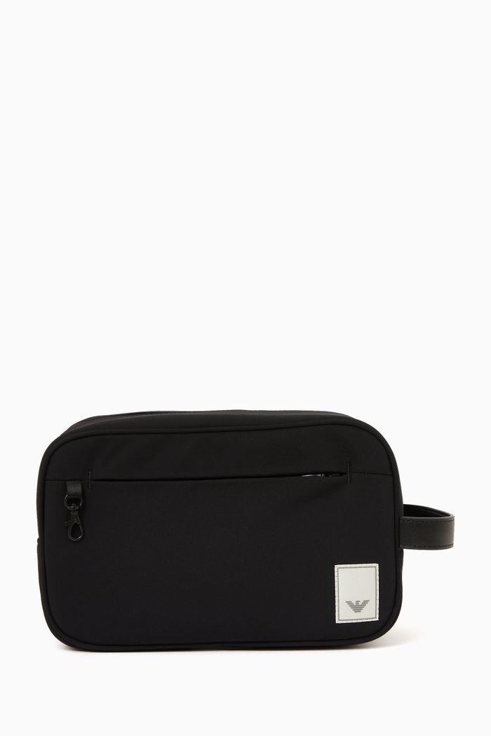 

Travel Wash Bag in Nylon, Black