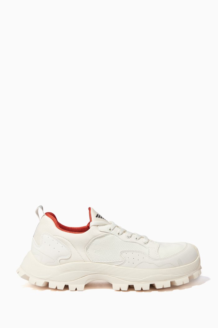 

EA Chunky Sneakers in Textile Mesh, Neutral